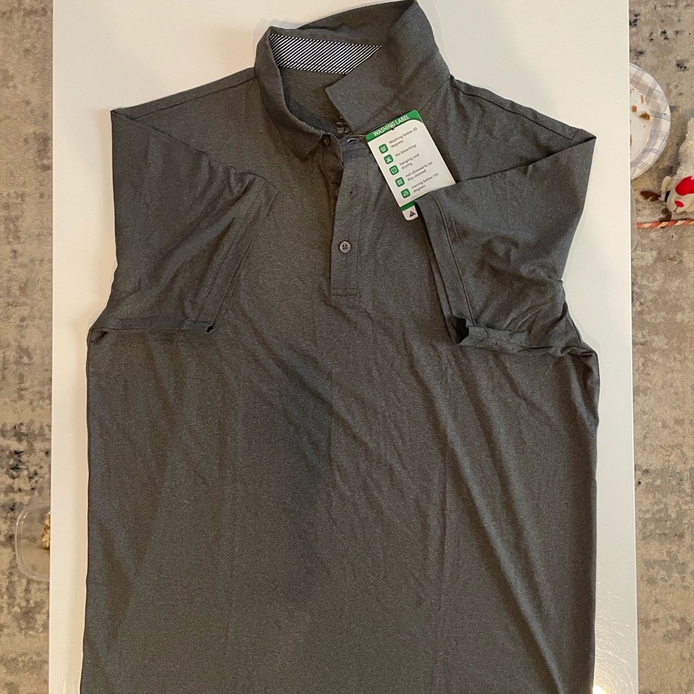 Gray Polo Shirt